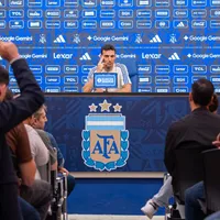 Se paró y se fue: Scaloni termina rueda de prensa entre lágrimas