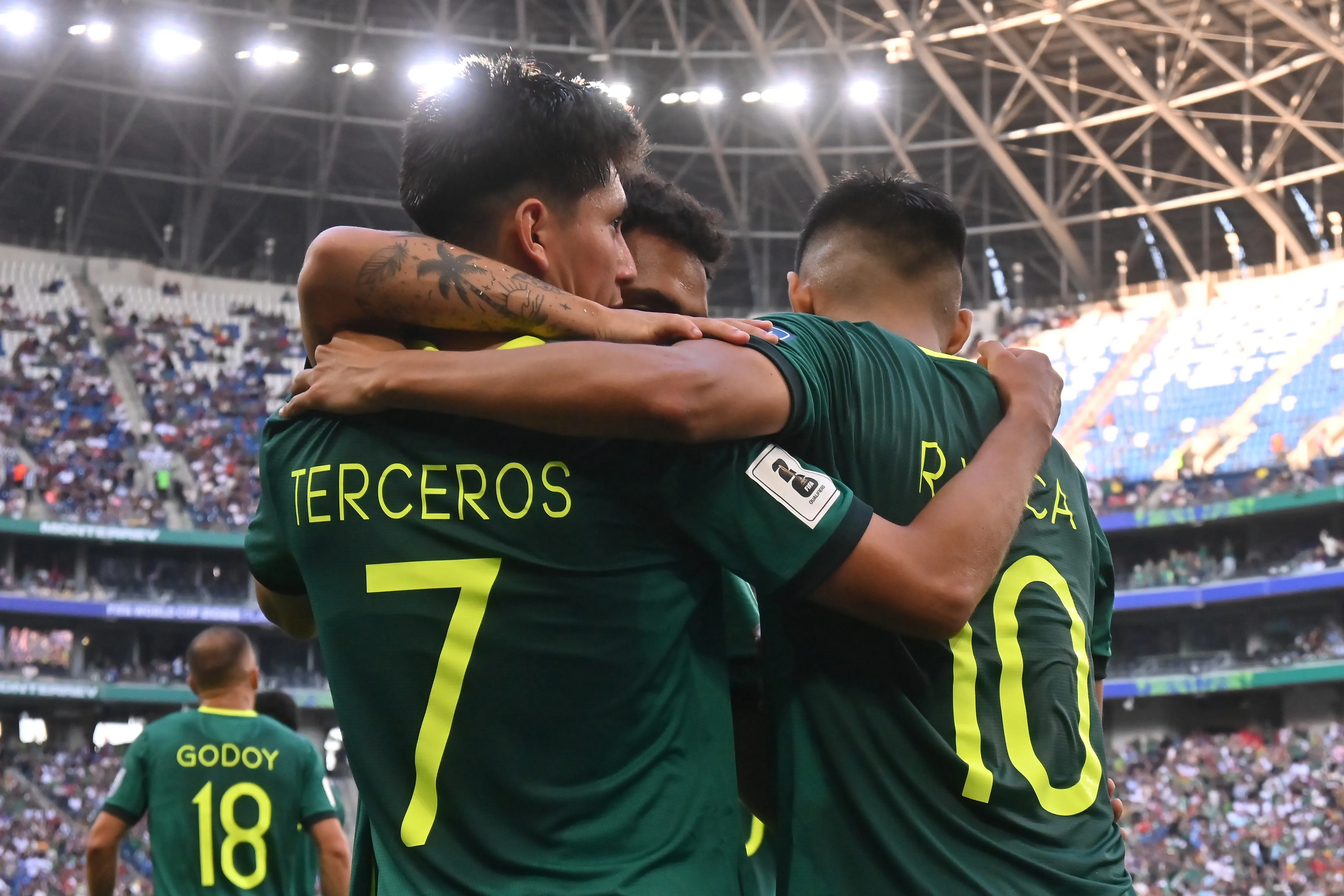 Miguel Terceros marcó para Bolivia ante Surinam. (Photo by Azael Rodriguez/Getty Images)