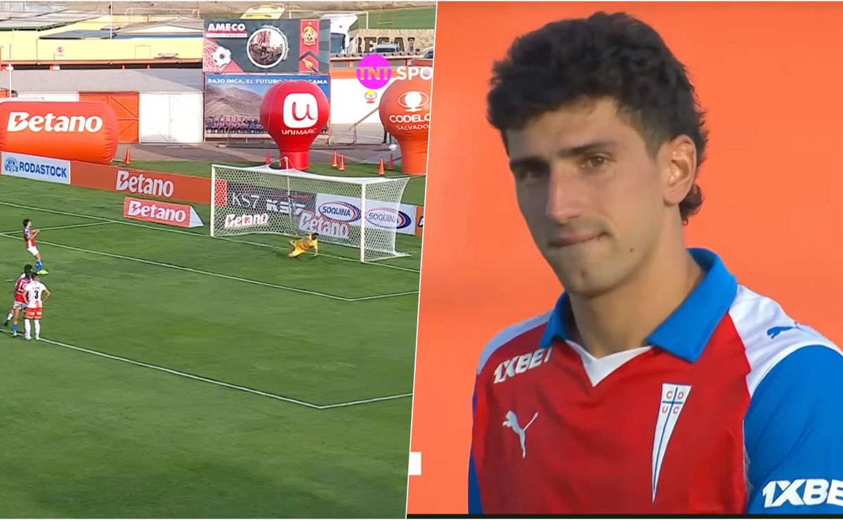 Justo Giani explica su insólito penal en U. Católica: “La toqué y salió como una bala”