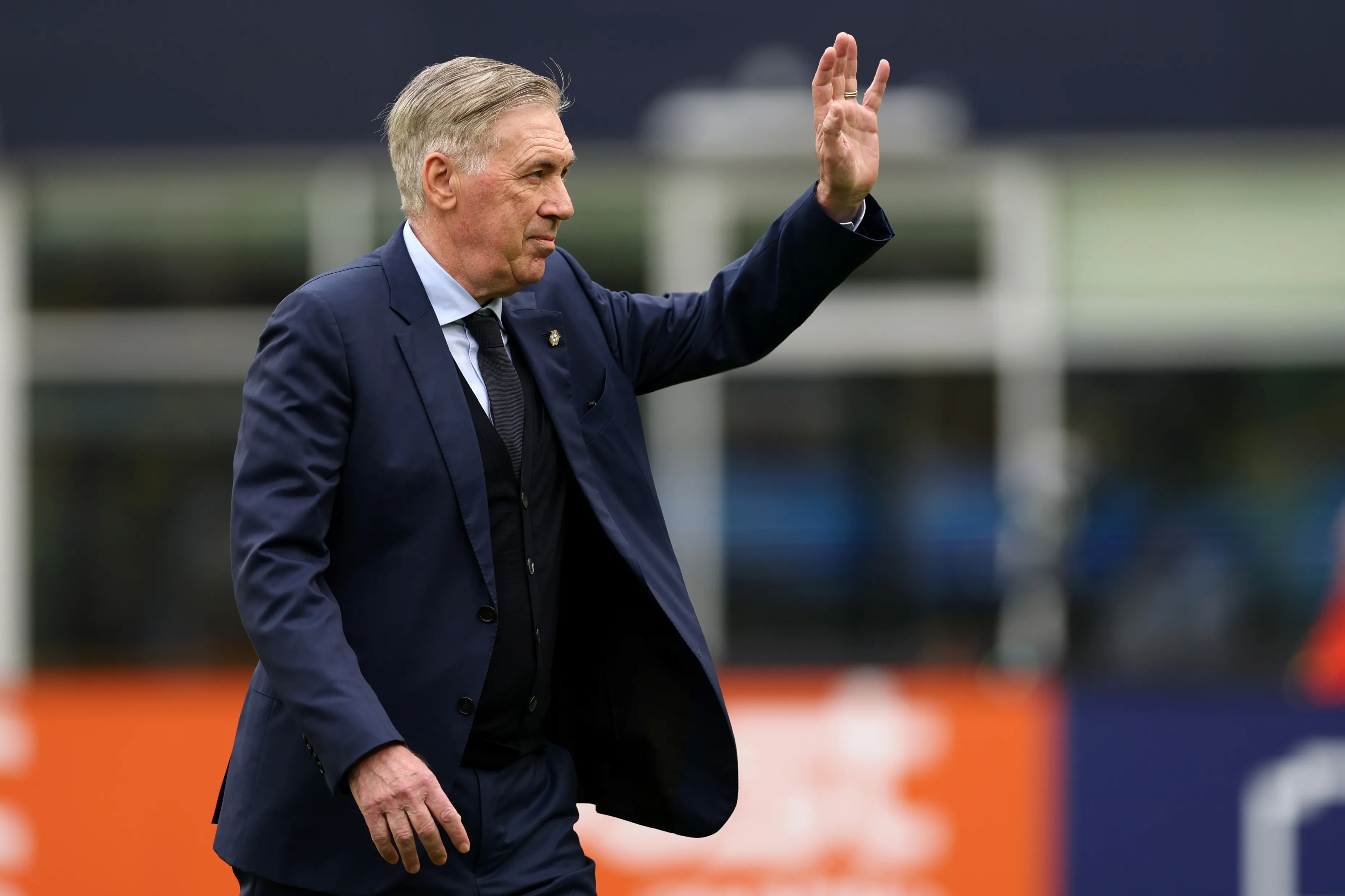 Carlo Ancelotti lleva en Brasil nueve partidos dirigidos con cuatro triunfos, dos empates y tres caídas, lo que da un 51.85 % de rendimiento. | Foto: Getty Images.