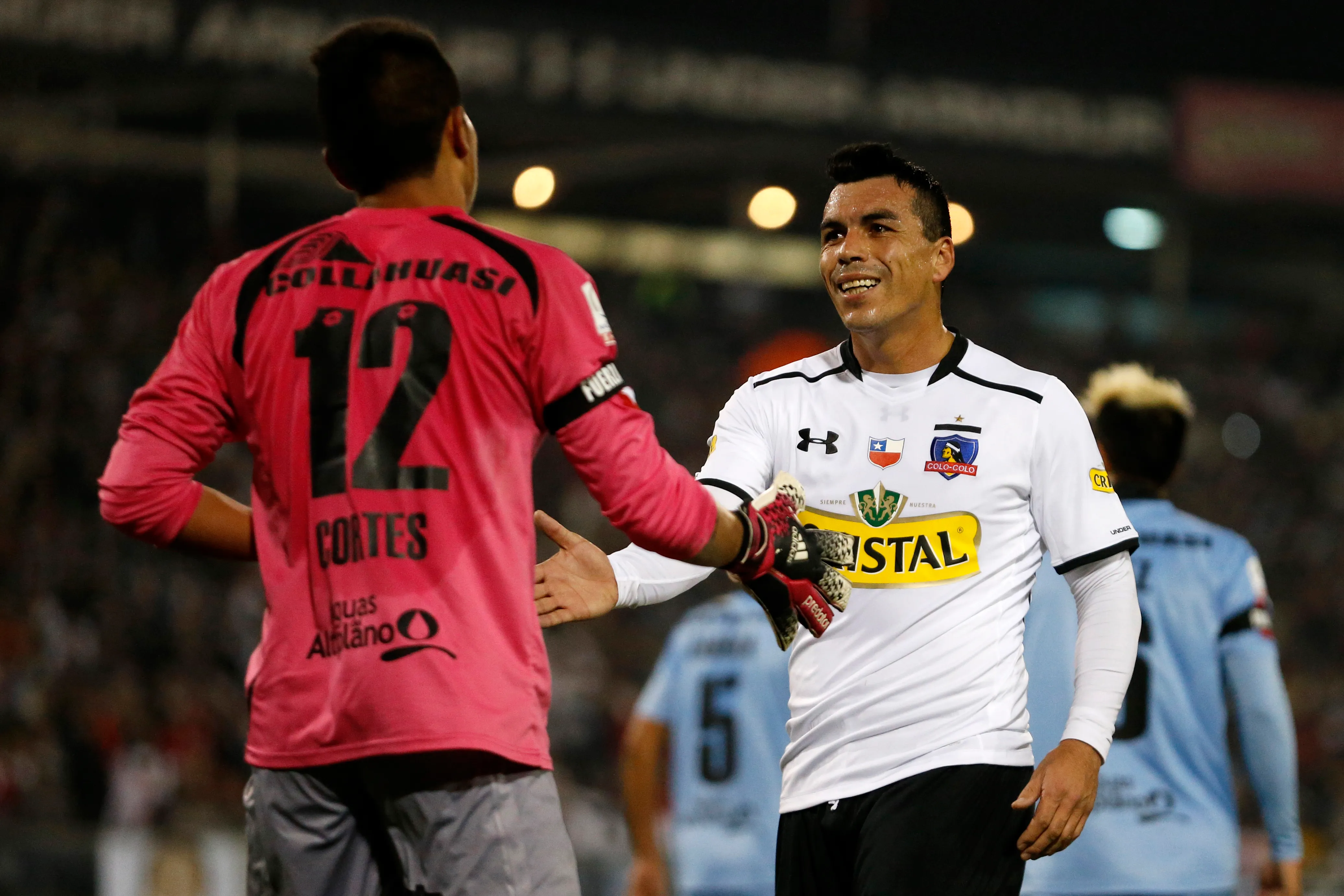Paredes junto a Brayan Cortés el 2014