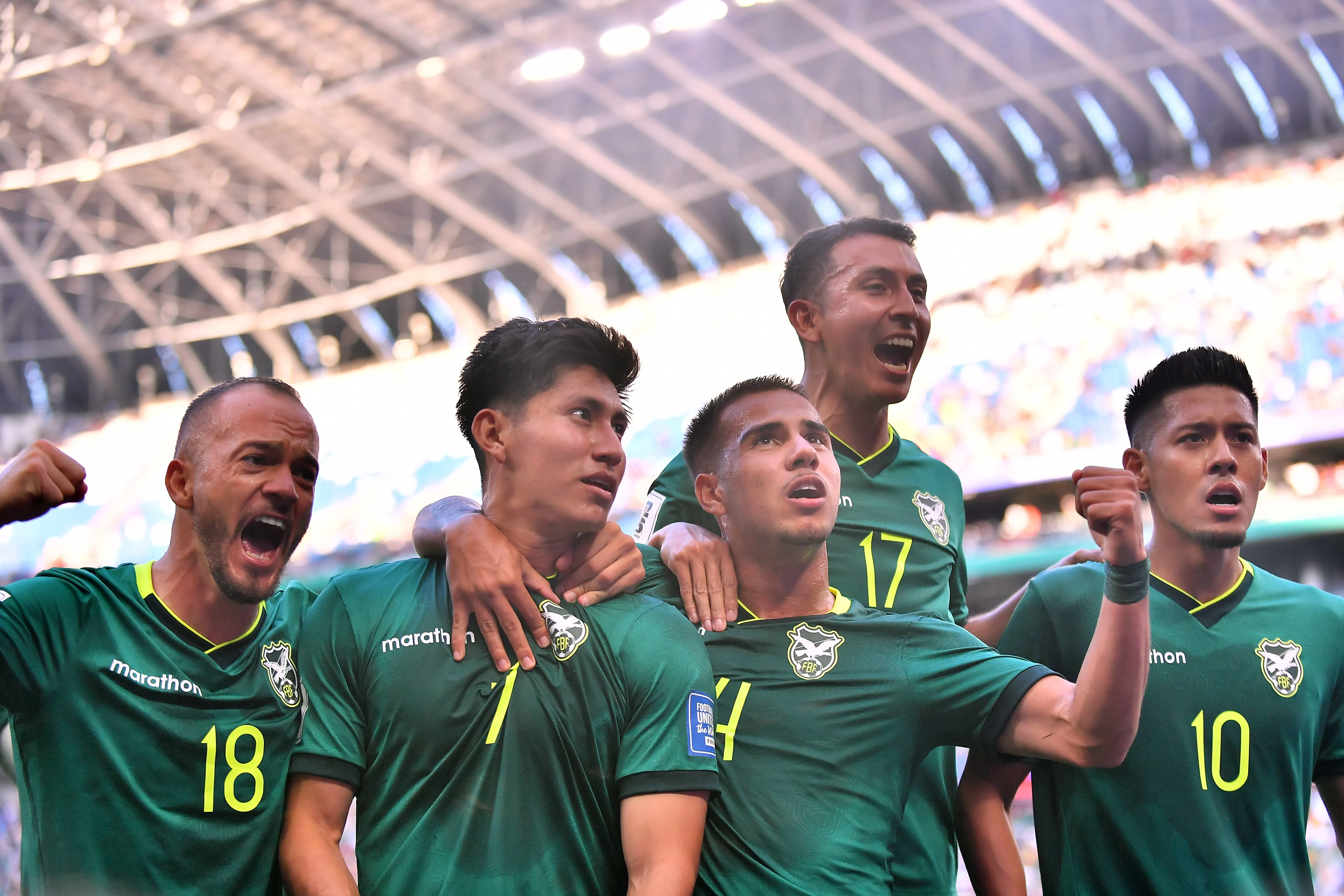 Bolivia lo dio vuelta y derrotó a la Surinam en las semifinales de la Llave B. (Foto: Azael Rodriguez/Getty Images)