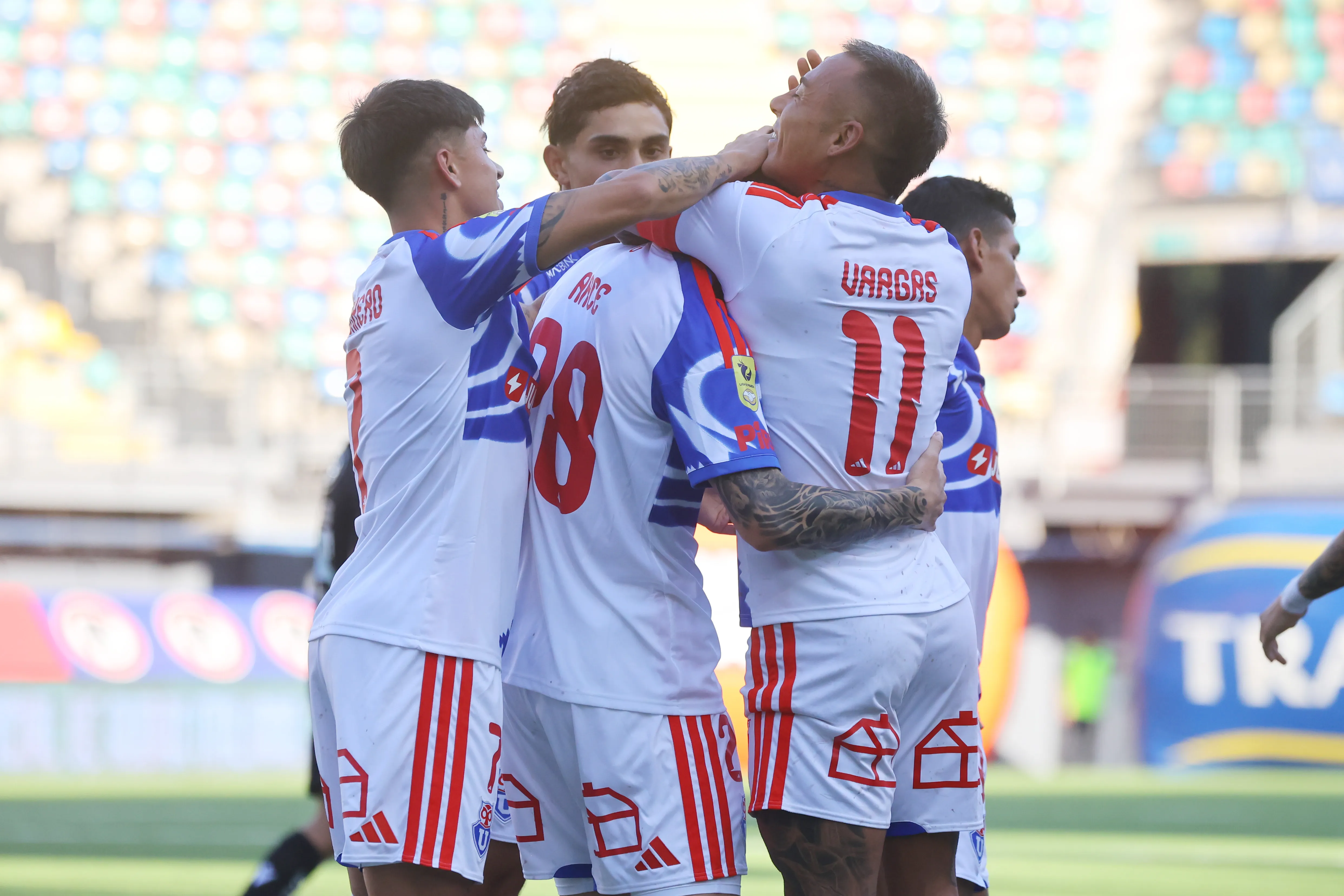 La U recuperó terreno en la tabla de la Copa de la Liga luego de vencer a Audax Italiano. Foto: Photosport.