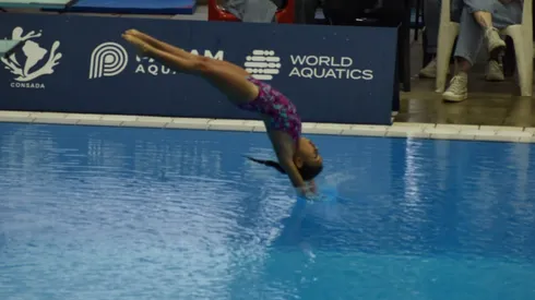 Eloísa Araya consiguió el primer lugar en la categoría E del Campeonato Nacional de Clavados