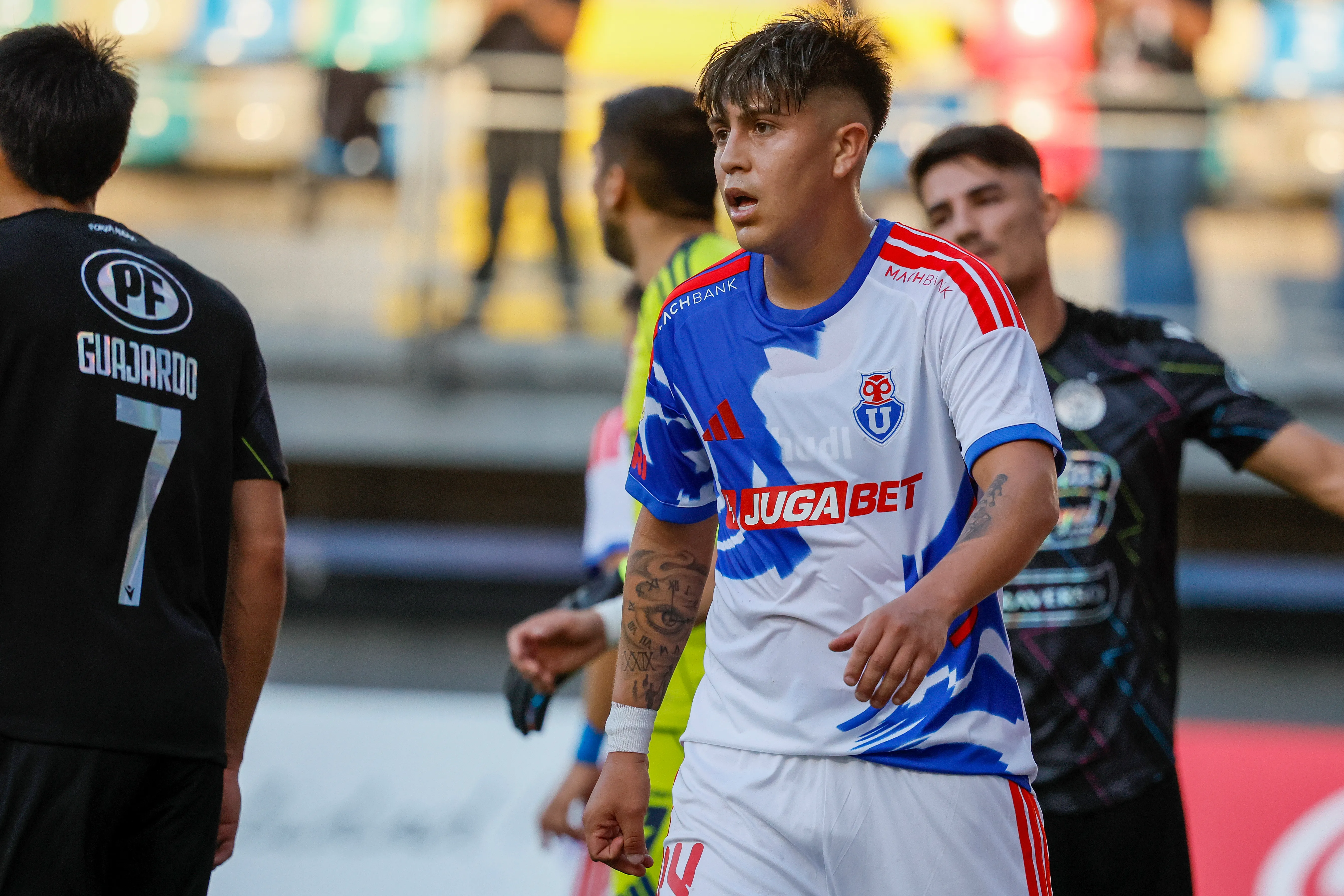 Morales anotó contra Audax Italiano. Imagen: Photosport