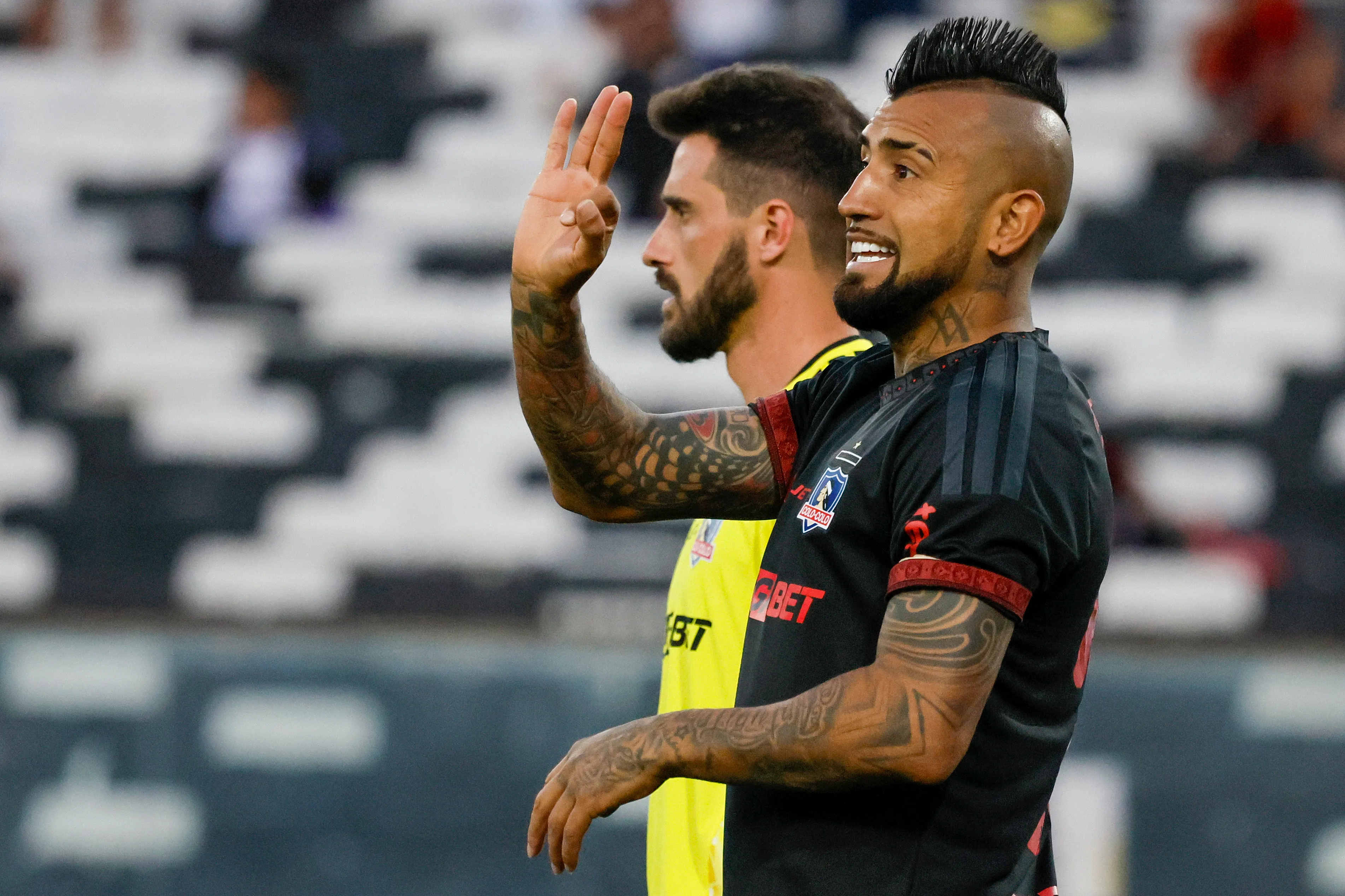 Arturo Vidal pudo volver a la acción tras perderse el pasado partido de Colo Colo. | Foto: Photosport.