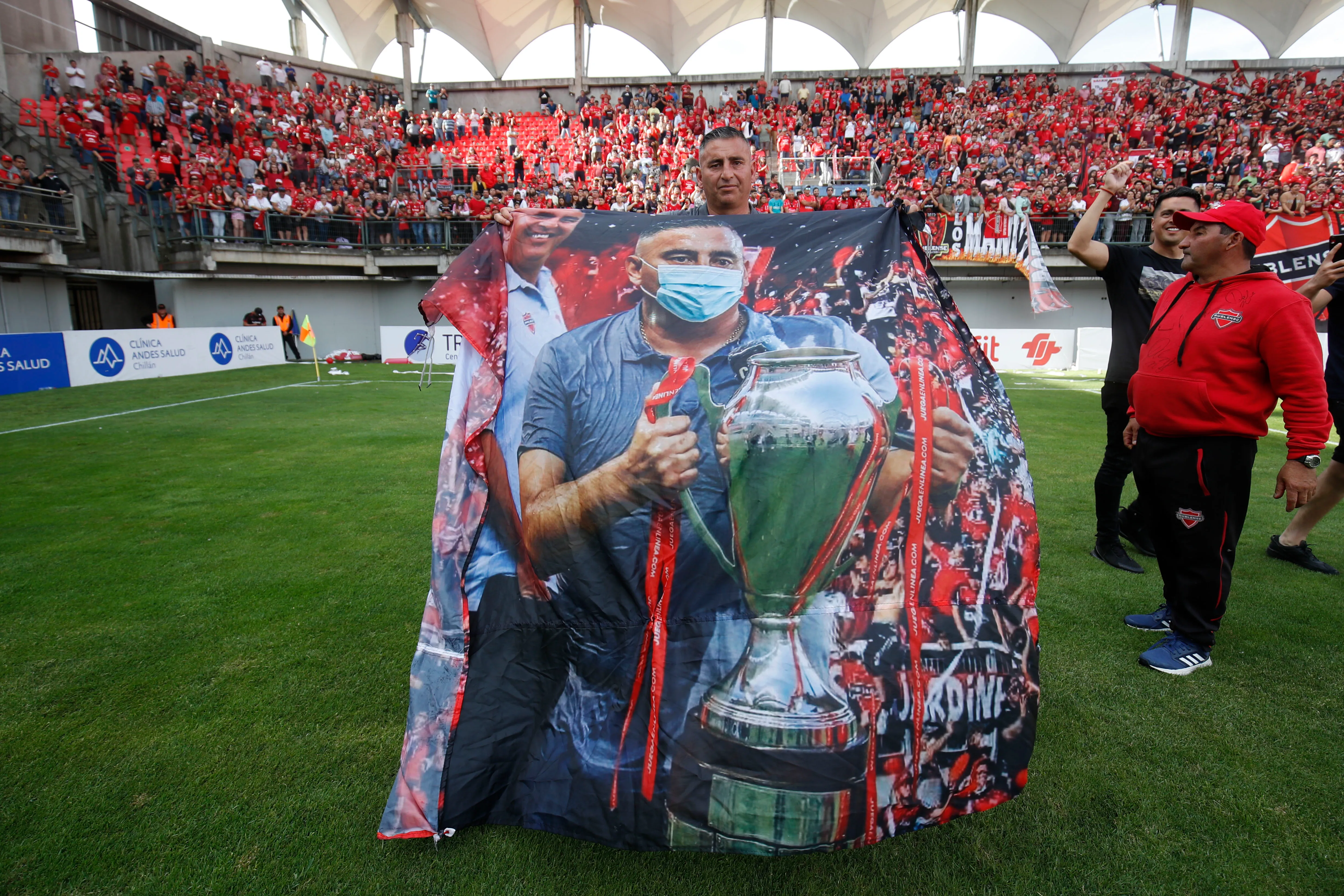 Jaime García recordó su etapa en Ñublense tras la derrota frente a Colo Colo. (Javier Vergara/PHOTOSPORT).