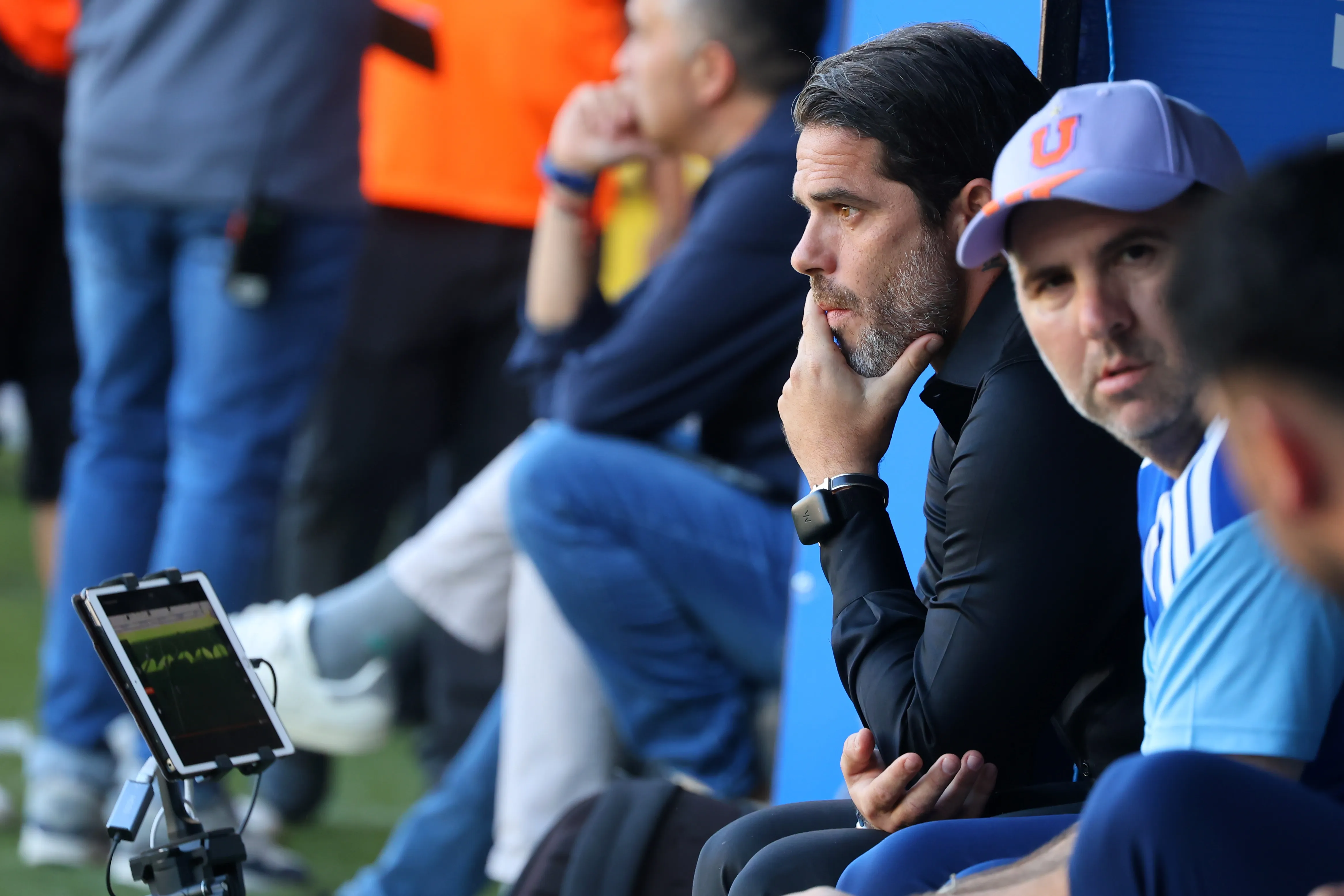 Fernando Gago ya recibe buenas notas de sus jugadores en la U. Foto: Jonnathan Oyarzun/Photosport
