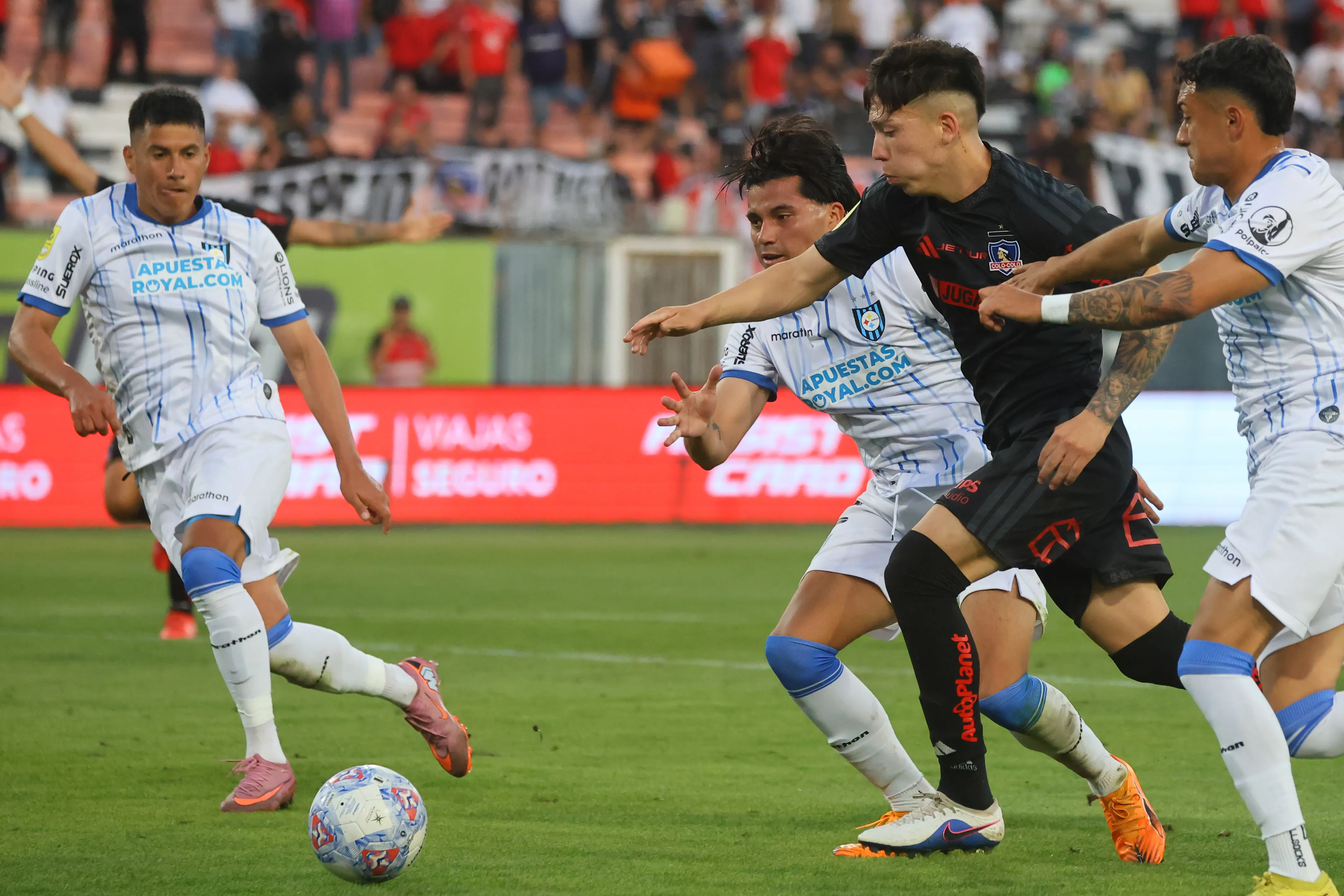 Leandro Hernández fue la gran figura de Colo Colo en el triunfo sobre Huachipato. | Foto: Photosport.