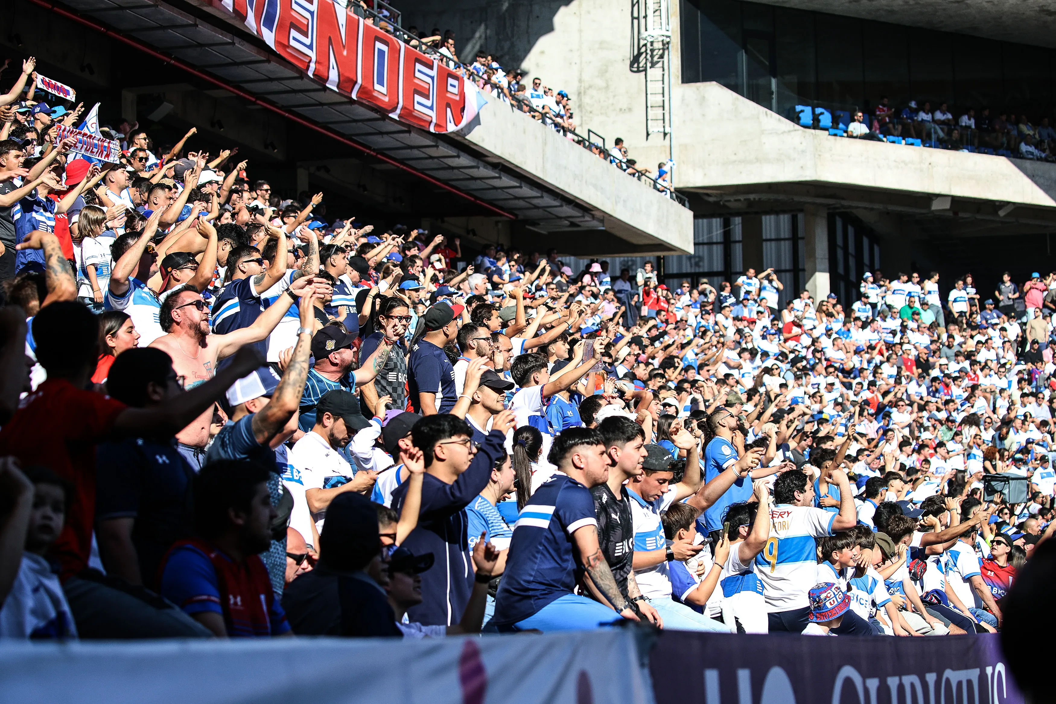 Los hinchas de Boca Juniors se ubicarán en el sector sur del Claro Arena para el duelo ante Universidad Católica. | Foto: Photosport.