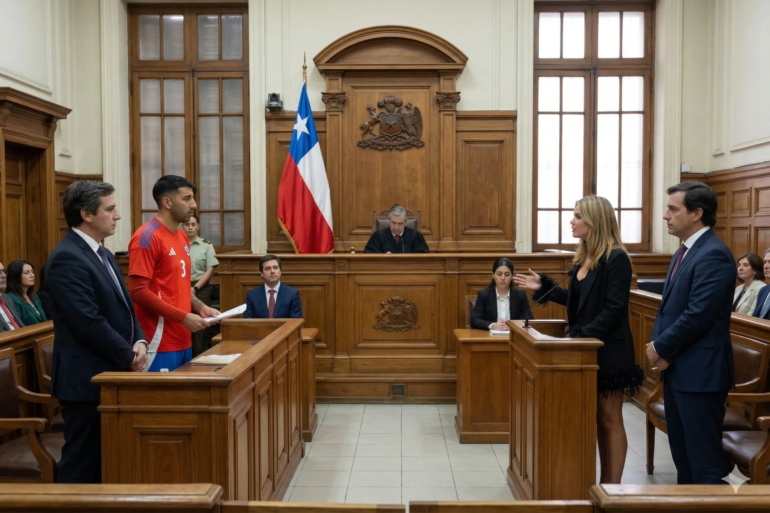 Guillermo Maripán asumió en la justicia haber entregado fotos íntimas de Carmen Tuitera. Foto: Gemini IA.