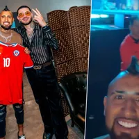 Vidal disfrutó el show de Kapo con tremendo regalo