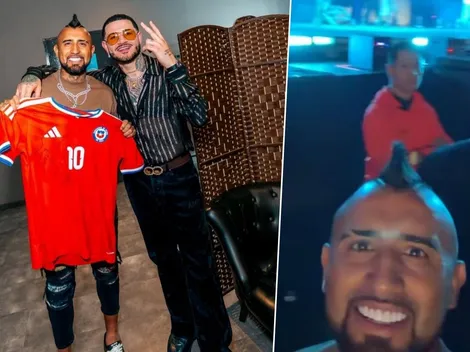 Vidal disfrutó el show de Kapo con tremendo regalo