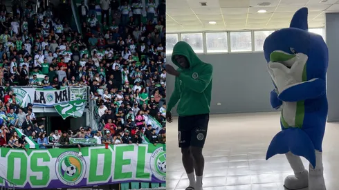 Feliz y con gran presente goleador se le ve al ex albo.