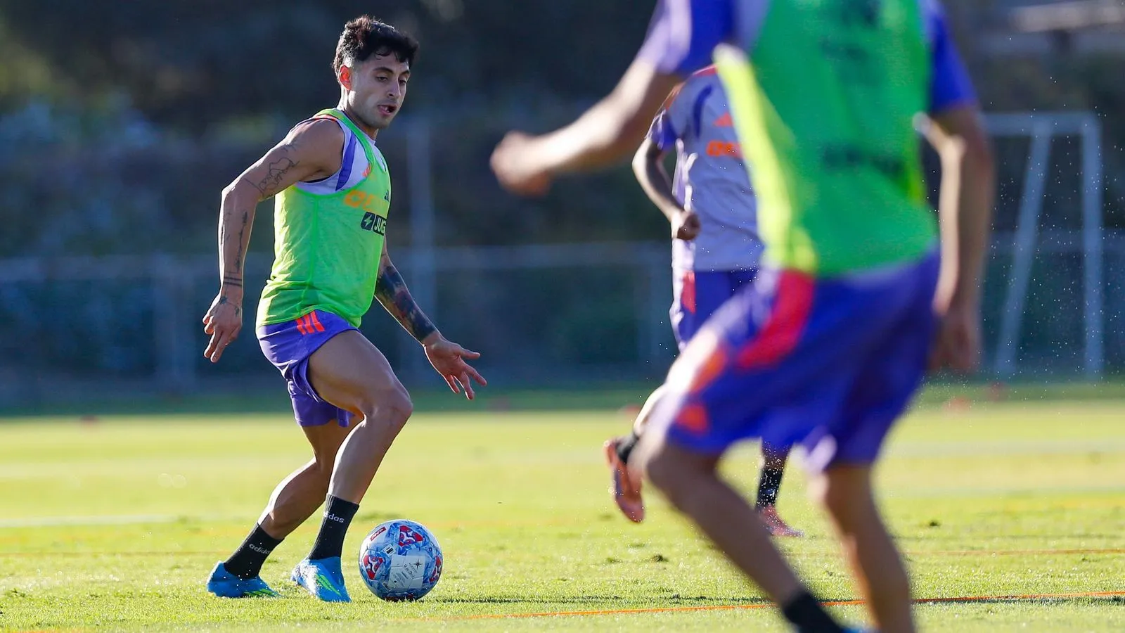 Javier Altamirano regresó de la gira con la selección chilena. Foto: U de Chile.