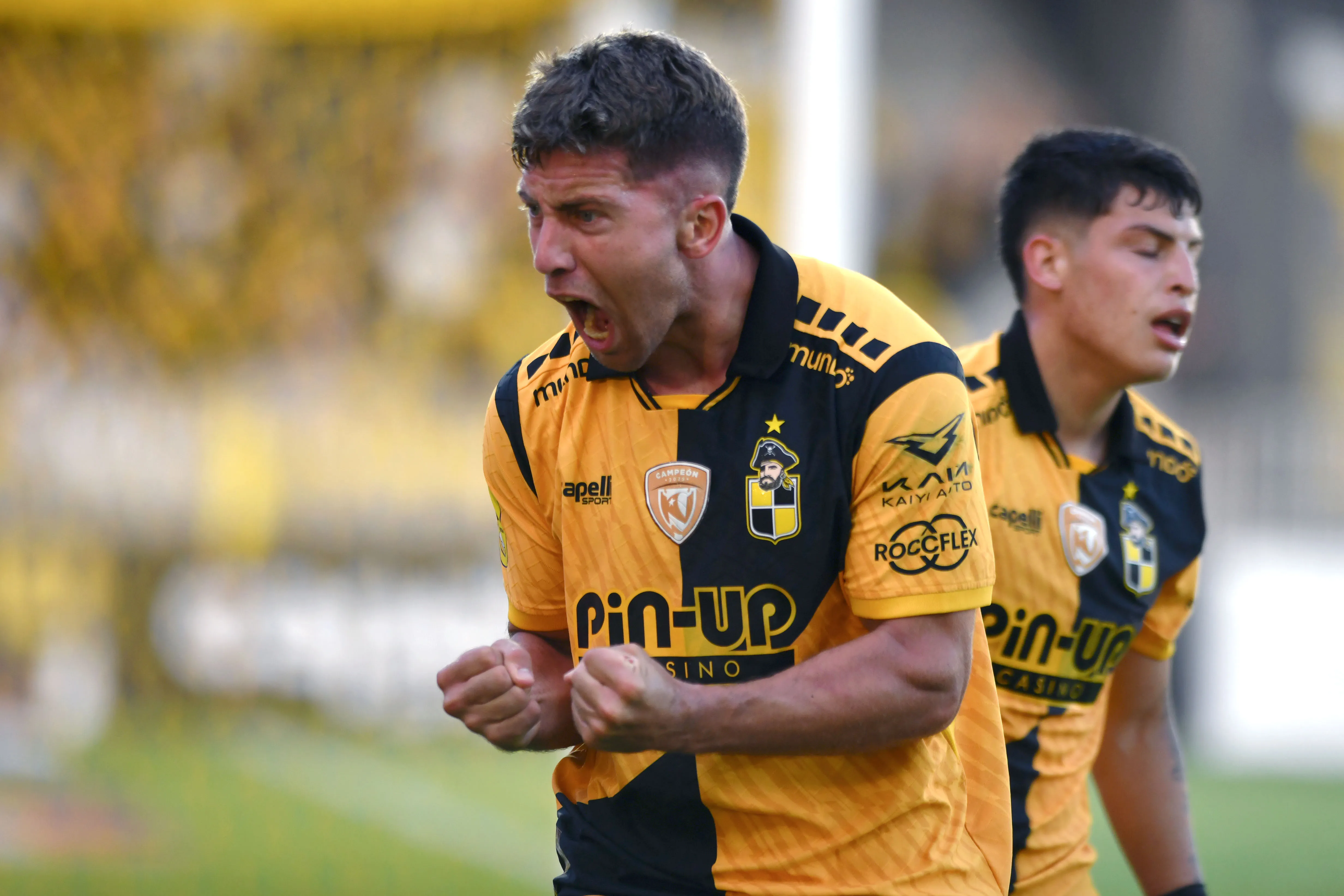 Nicolás Johansen marcó un golazo para Coquimbo ante Cobresal. Foto: Alejandro Pizarro Ubilla/Photosport