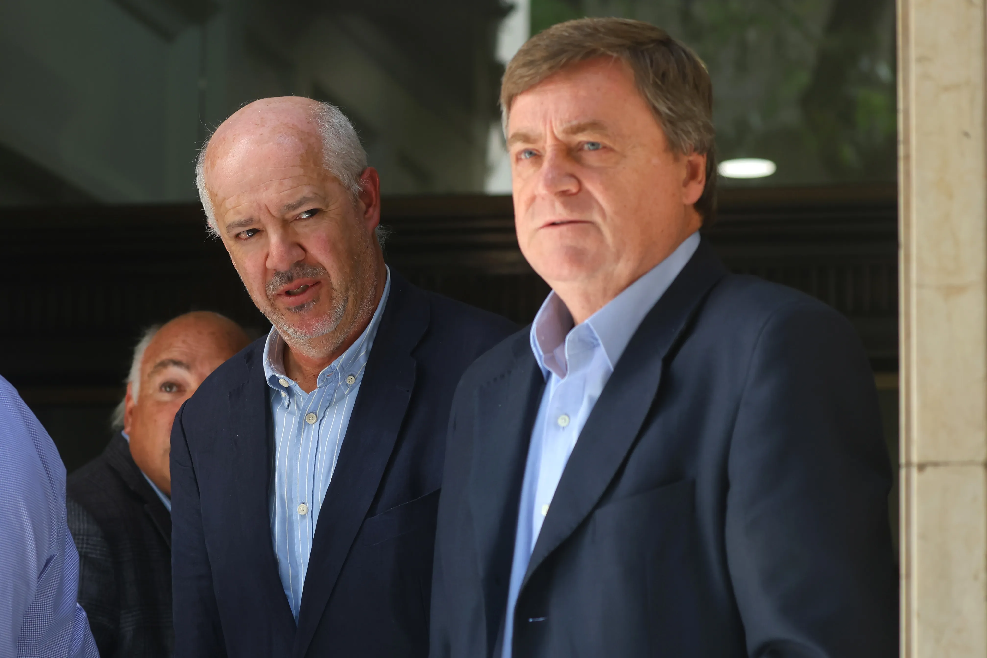 Juan Tagle en medio de la visita al Claro Arena de la Delegación Presidencial | Photosport