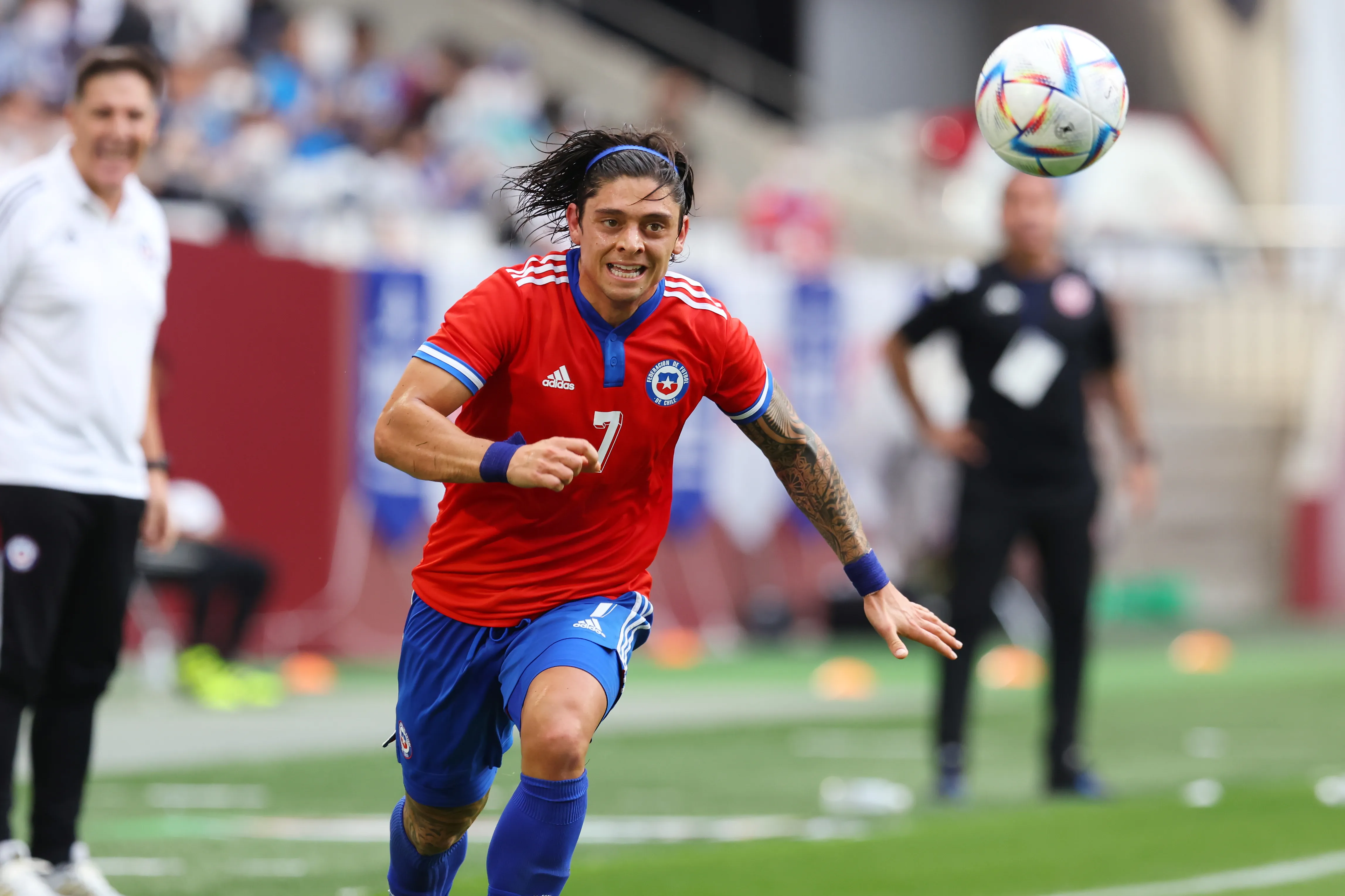 Joaquín Montecinos está ilusionado con volver a ser opción en Chile. Foto: Photosport.