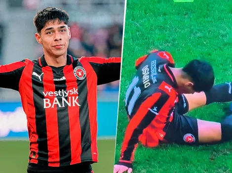Jornada de dulce y agraz para Darío Osorio: Marcó golazo y sufrió lesión