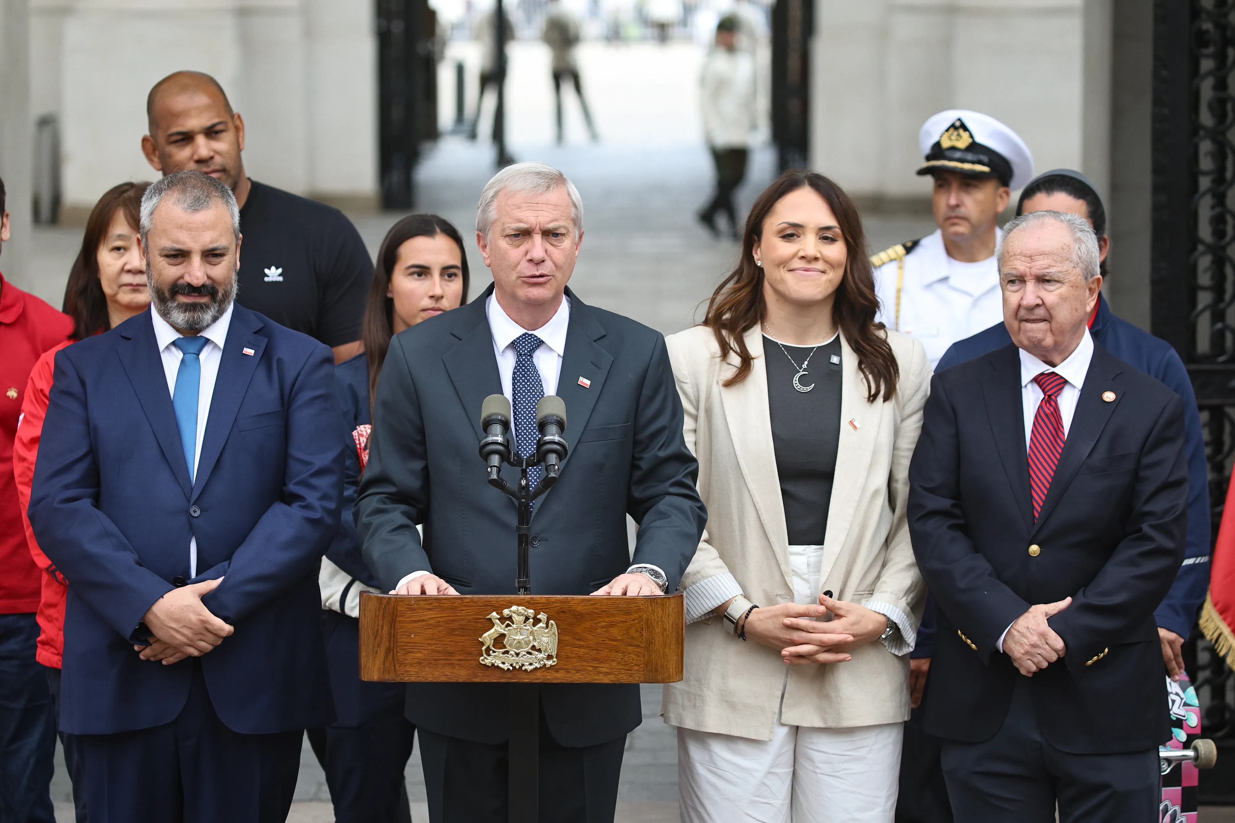 Kast y Duco trabajan codo a codo en La Moneda /Aton Chile