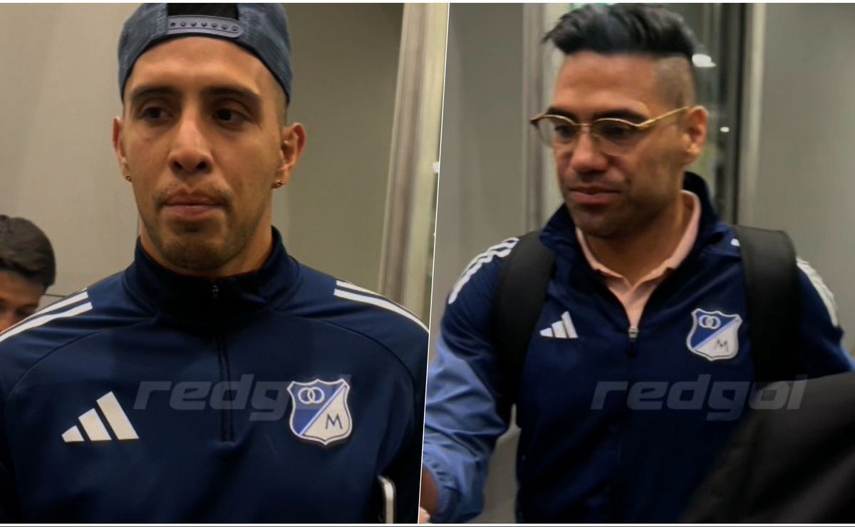 Millonarios provoca gran efervescencia al arribar a Chile con Falcao para jugar contra O’Higgins