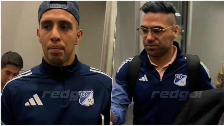 Falco y Rodrigo Contreras llegaron a Chile para jugar ante O'Higgins