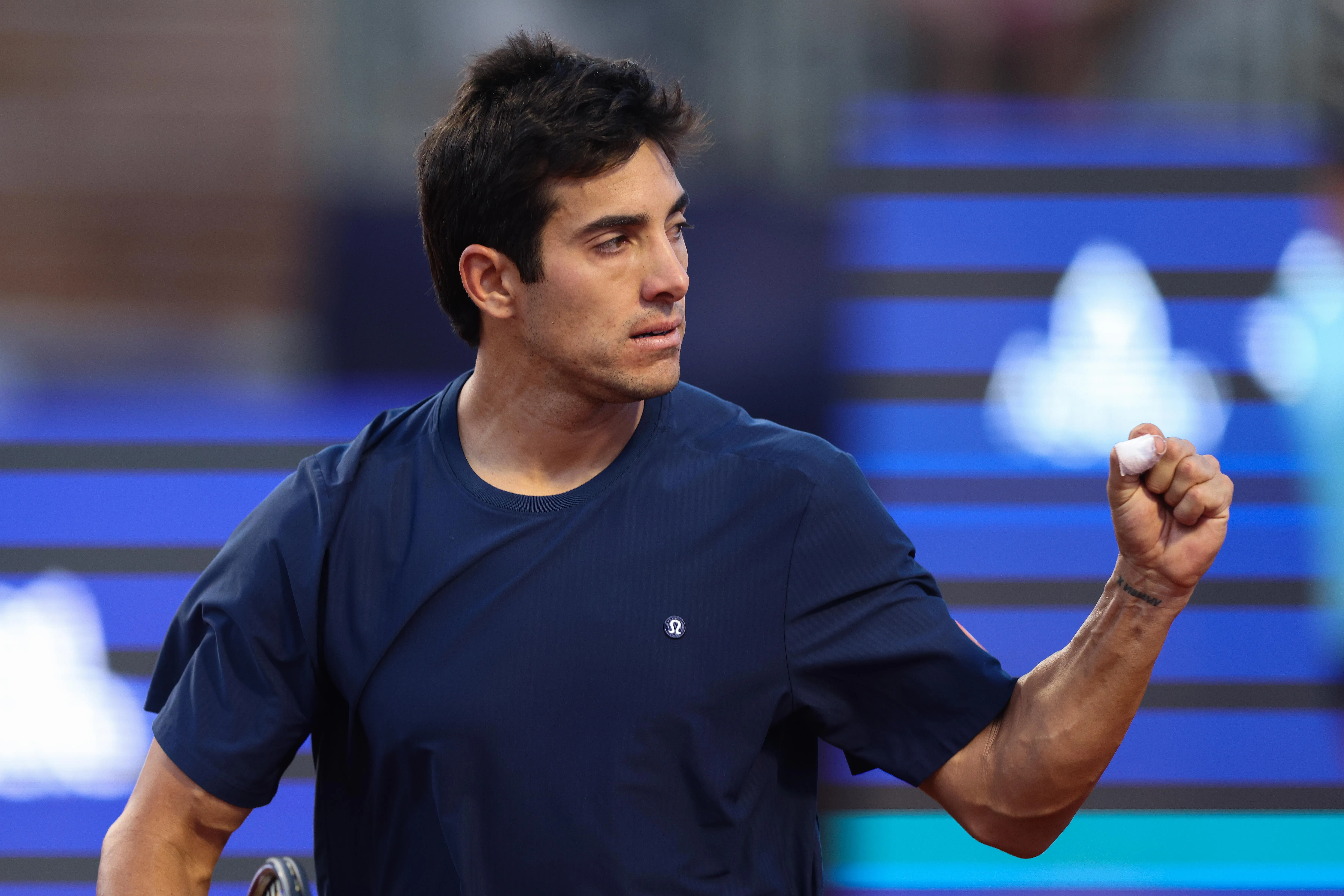 Cristian Garin clasifica a segunda ronda en Montecarlo. Foto: Felipe Zanca/Photosport