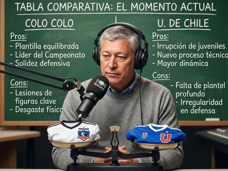 "Le va a molestar a muchos...": odiosa comparación entre la U y Colo Colo