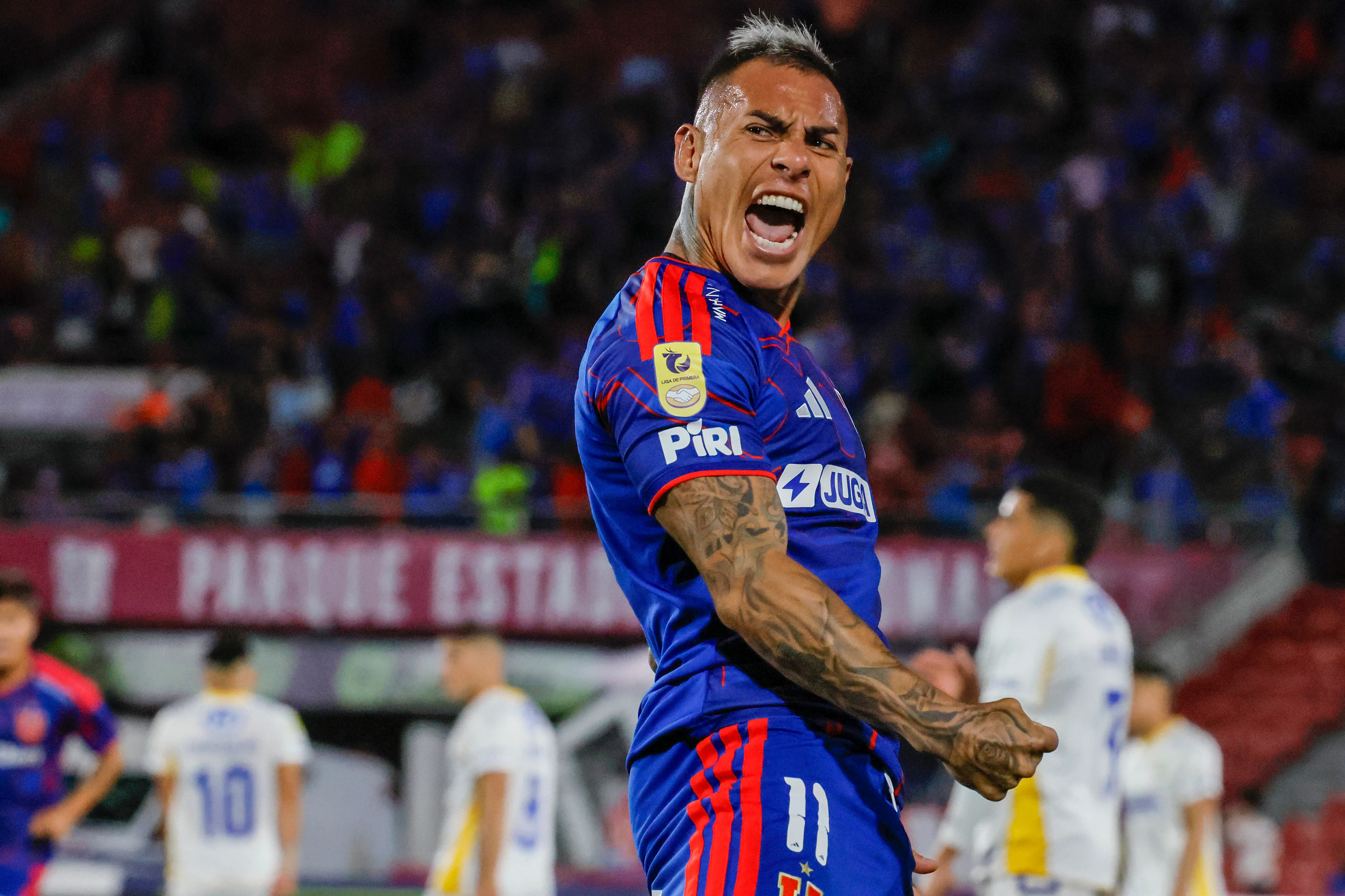 Vargas es el referente de ataque de U. de Chile. Imagen: Photosport