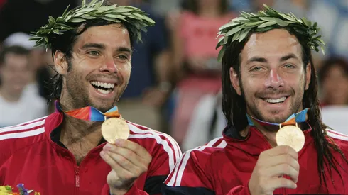 Momento de felicidad y orgullo absoluto en Atenas 2004.