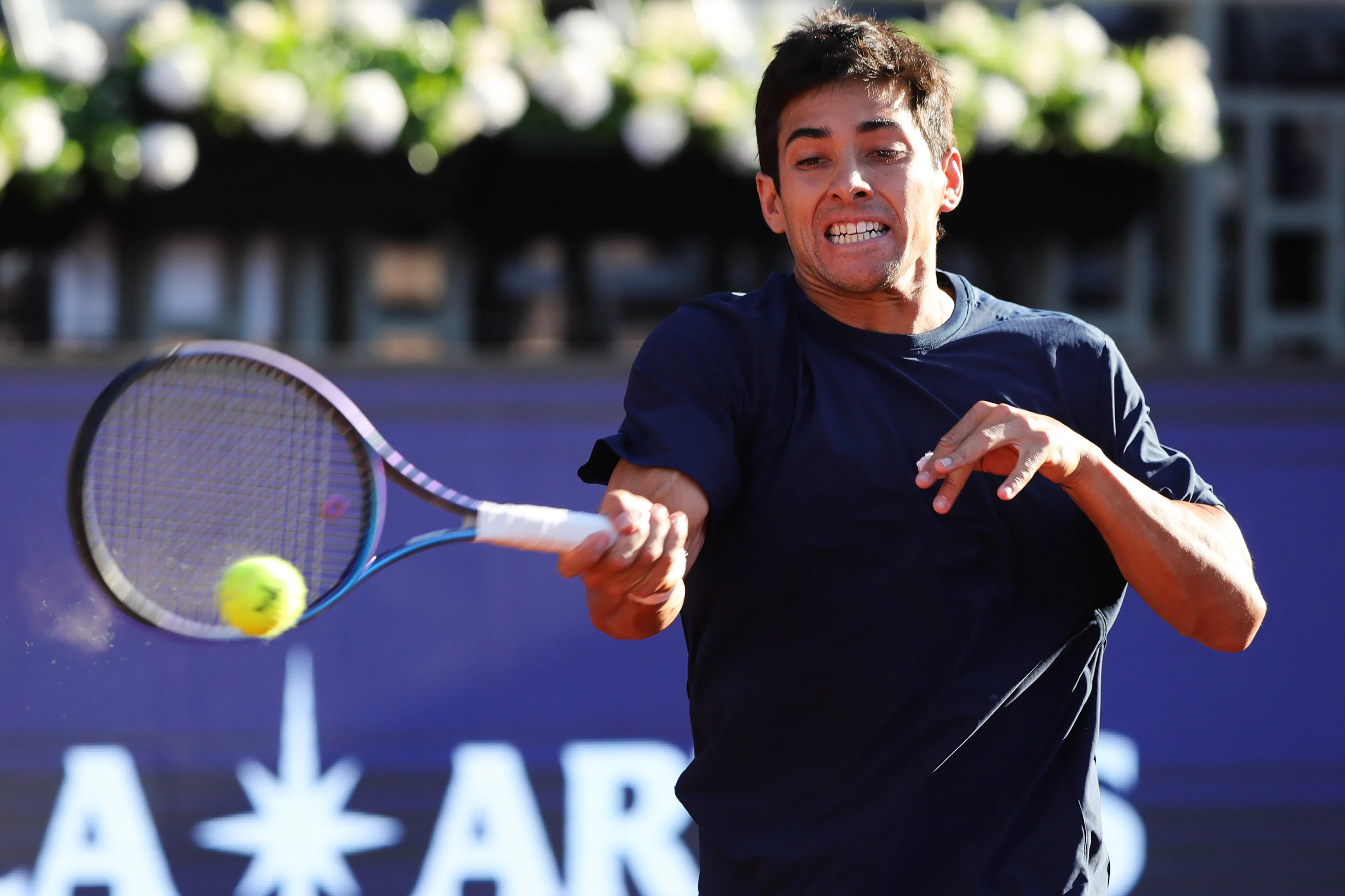 Cristian Garin sigue firme en Montecarlo. Foto: Felipe Zanca/Photosport