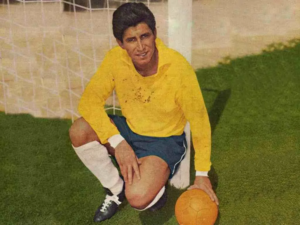 Adán Godoy jugó ante Yugoslavia en el Mundial de 1962. Imagen: Archivo