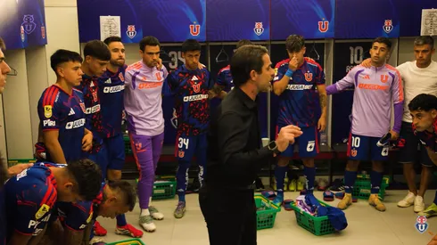 La U mostró la intimidad del camarín con Fernando Gago.