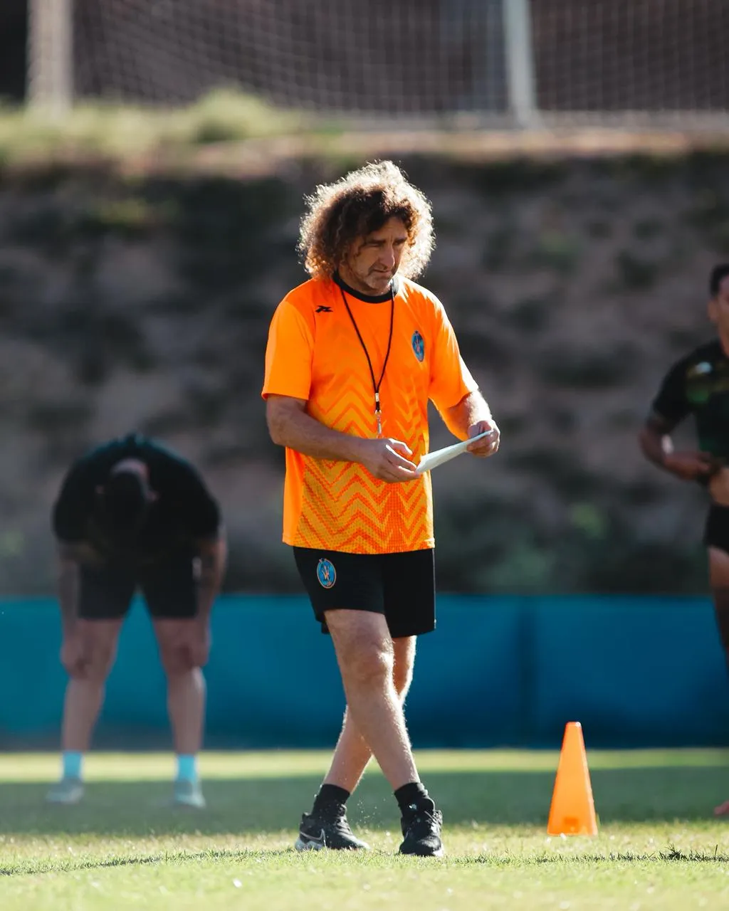 Pablo Abdala en plena labor de asistente en el Deportivo La Guaira. (Foto: Cedida).