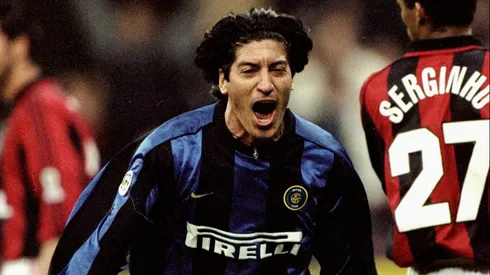 Iván Zamorano jugó entre 1996 y 2001 en Inter.