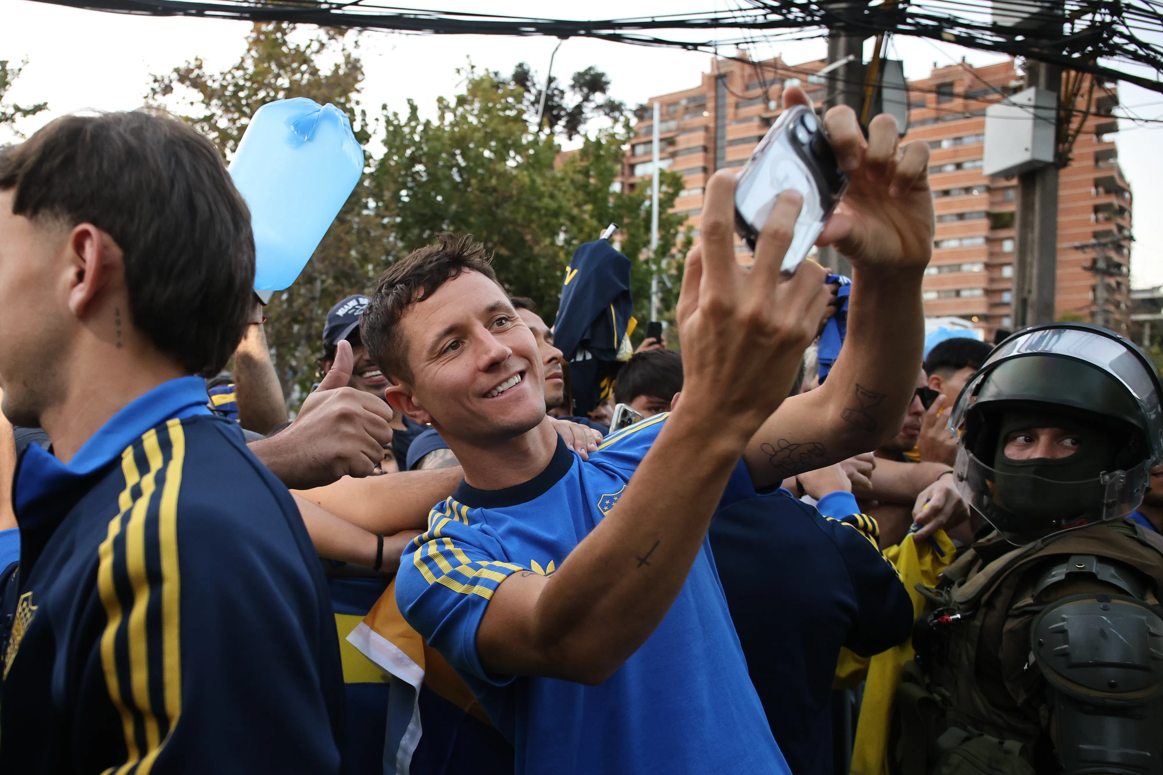 El español Ander Herrera también fue solicitado por los hinchas de Boca en Chile. Foto: Diego Martin/Photosport