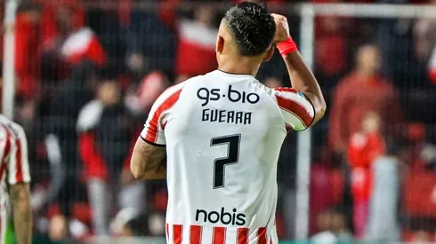 Nicolás Guerra anotó su primer gol en el fútbol argentino.