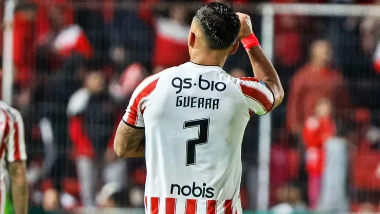 Nicolás Guerra anotó su primer gol en el fútbol argentino.