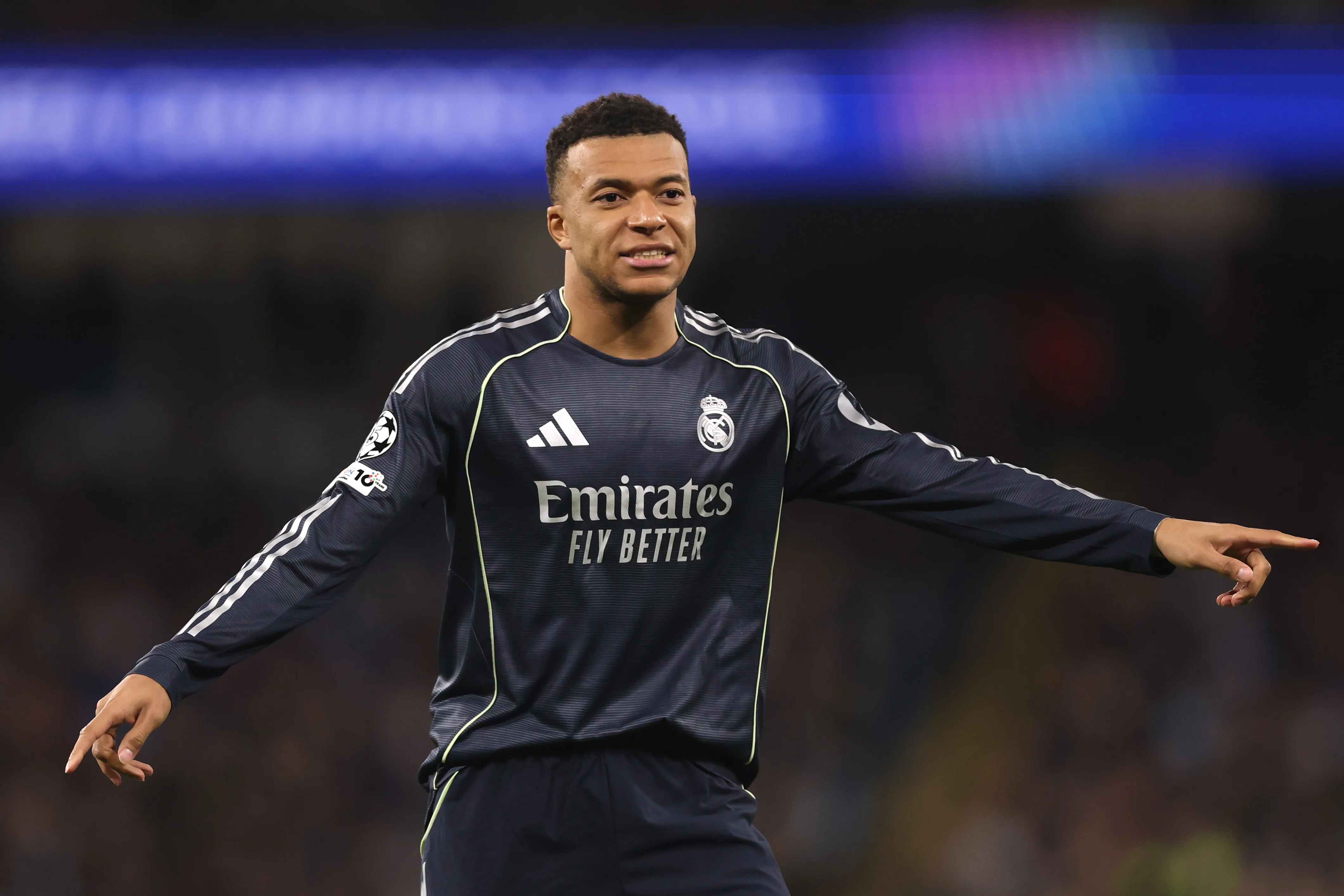 Mbappé titular en el ataque emrengue./Getty Images