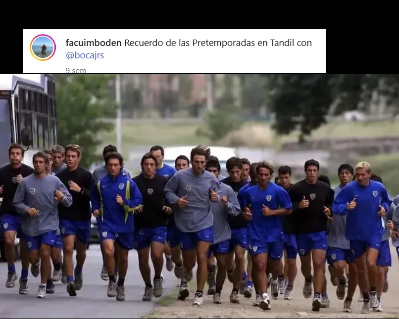 Imboden inició su carrera en Boca Juniors. Instagram/Facuimboden