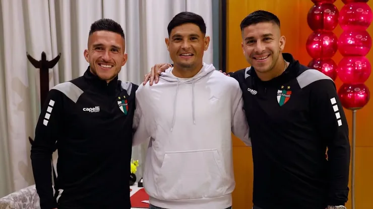 Maxi Salas compartió con sus ex compañeros de Palestino