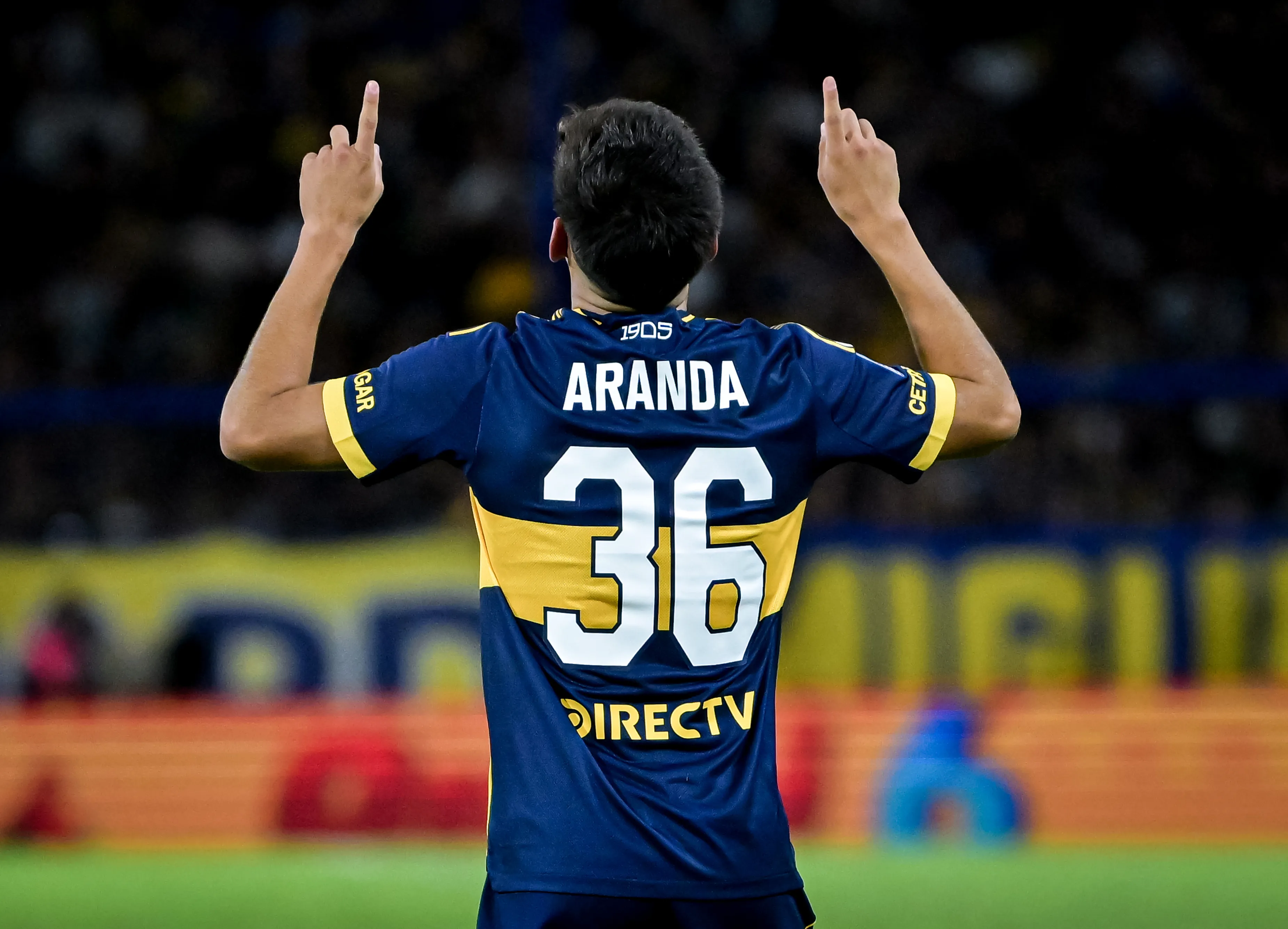 Tomás Aranda, el “36” de Boca Juniors. (Marcelo Endelli/Getty Images).