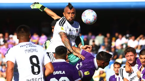 Arturo Vidal brilló en el triunfo de Colo Colo ante Deportes Concepción.
