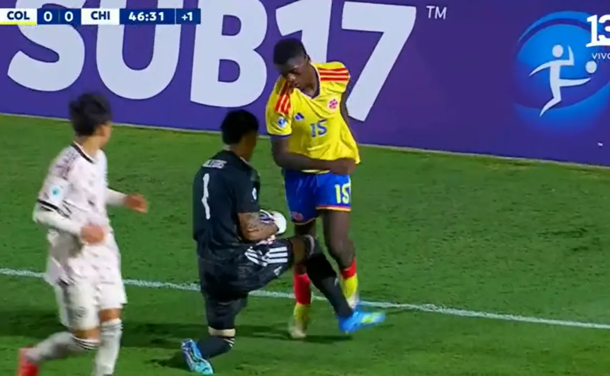 Arquero de Chile comete error en penal durante Sudamericano Sub 17 Arquero de Chile comete error en penal durante Sudamericano Sub 17