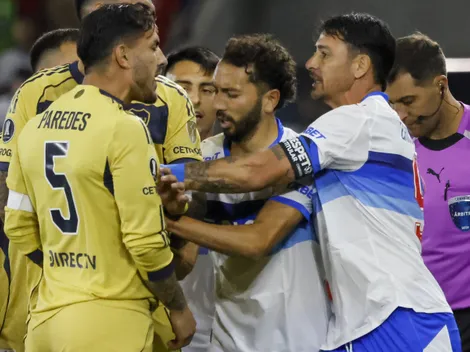 Video: Católica y Boca Juniors casi a los combos en Libertadores