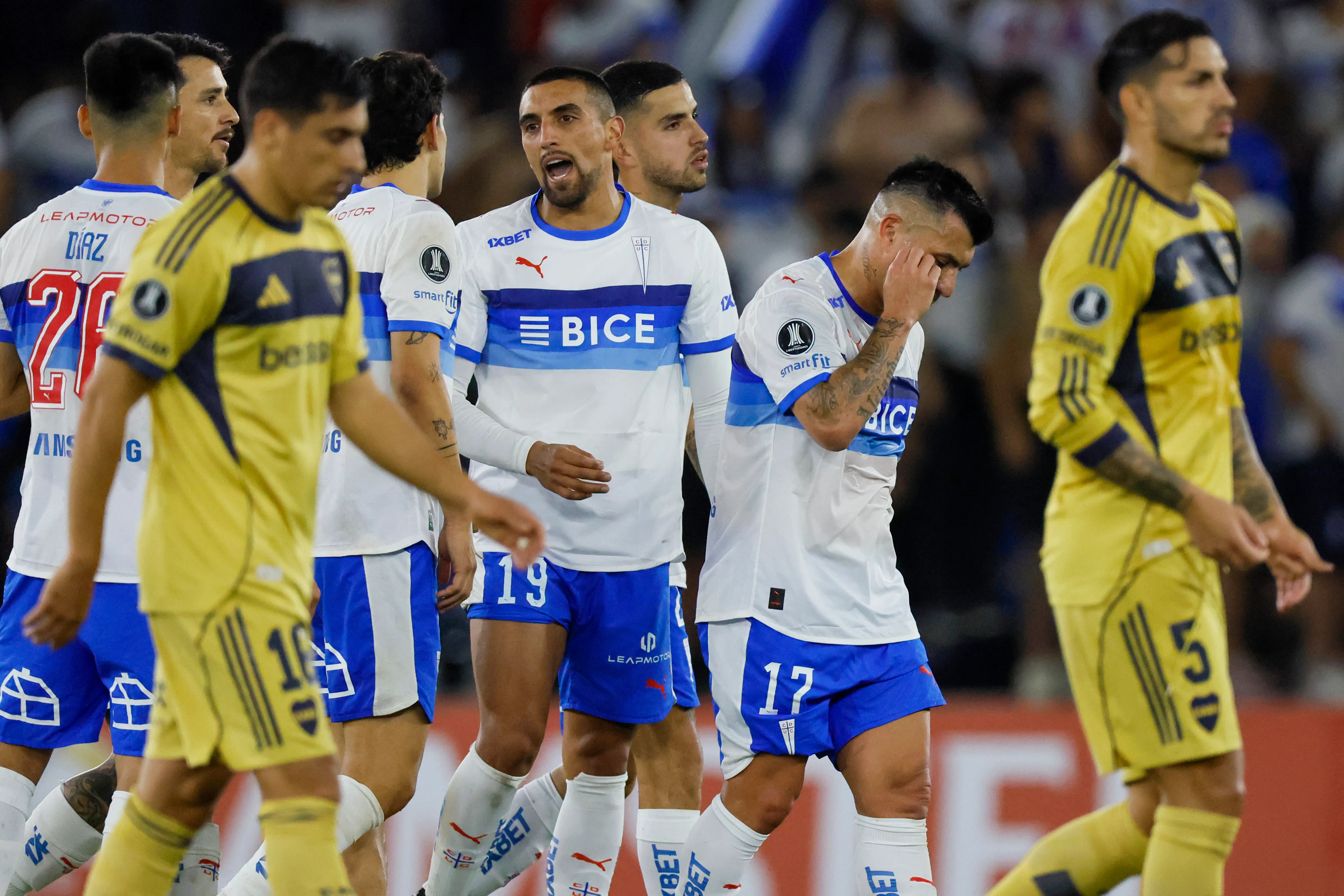 Boca Juniors venció a la Católica y la complicó de una en la tabla de Copa Libertadores. Foto: Photosport.