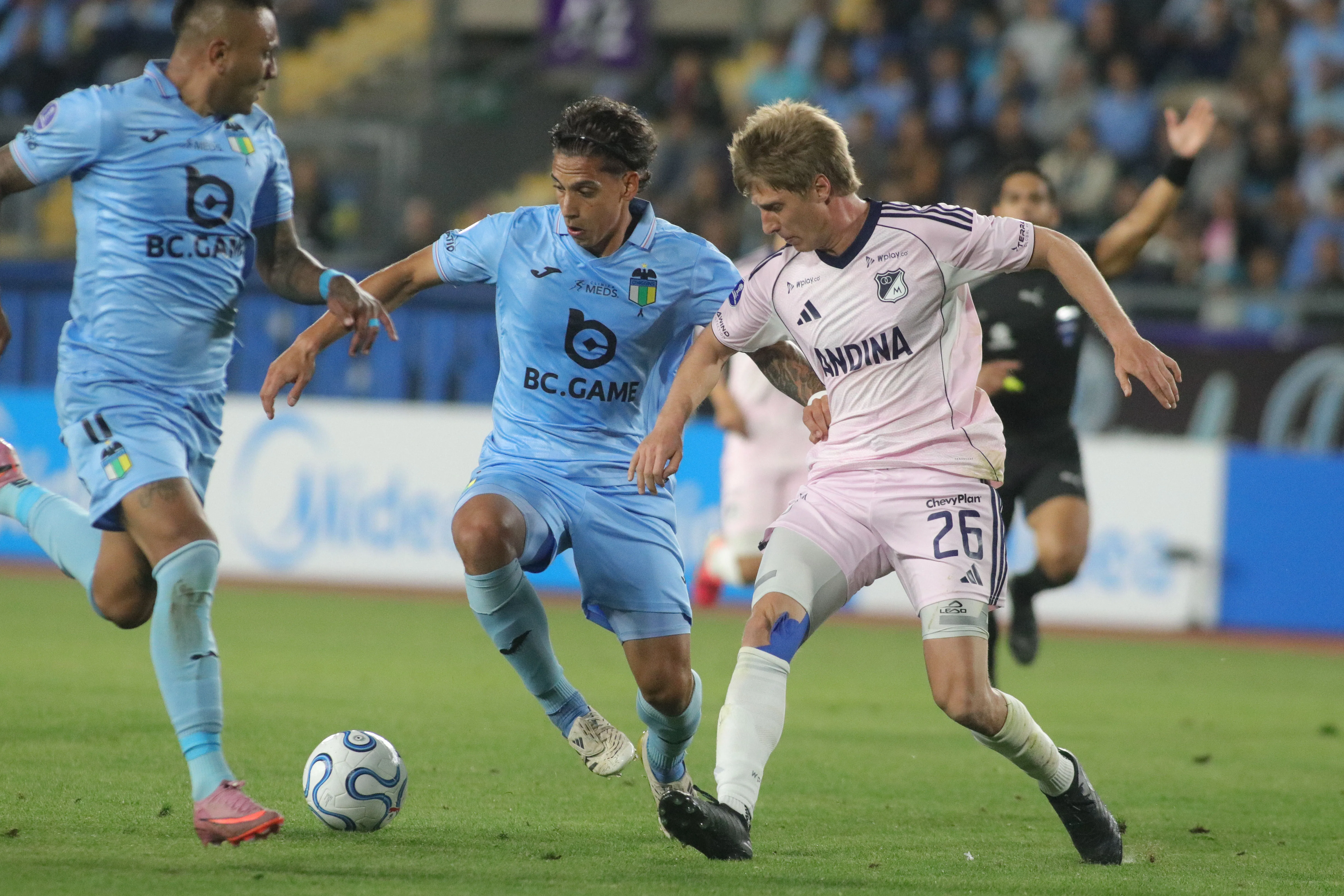 O’Higgins se hizo respetar en casa ante Millonarios. Foto: Jorge Loyola/Photosport