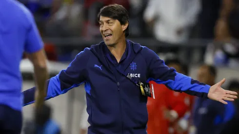 Daniel Garnero dejó ver su molestia contra el árbitro