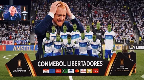 Martín Liberman se agarra la cabeza con los jugadores de la UC.