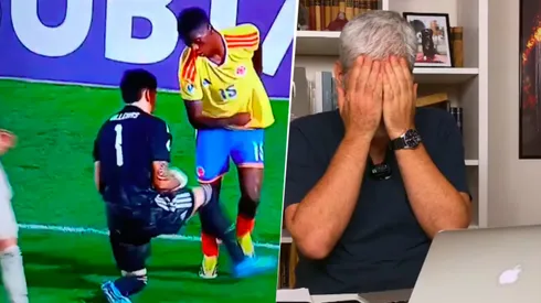Guarello no podía creer la falta de Villegas